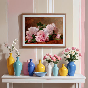Póster Peonies