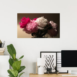 Póster Peonies,