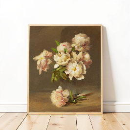 Póster Peonies en una caja, Charles Ethan Porter