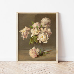 Póster Peonies en una caja   Charles Ethan Porter