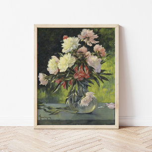 Póster Peonies   Gunnar Gunnarsson Wennerberg