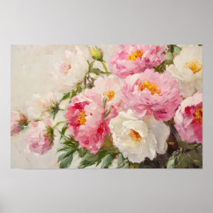 Póster Peony Elegant Frame TV Art