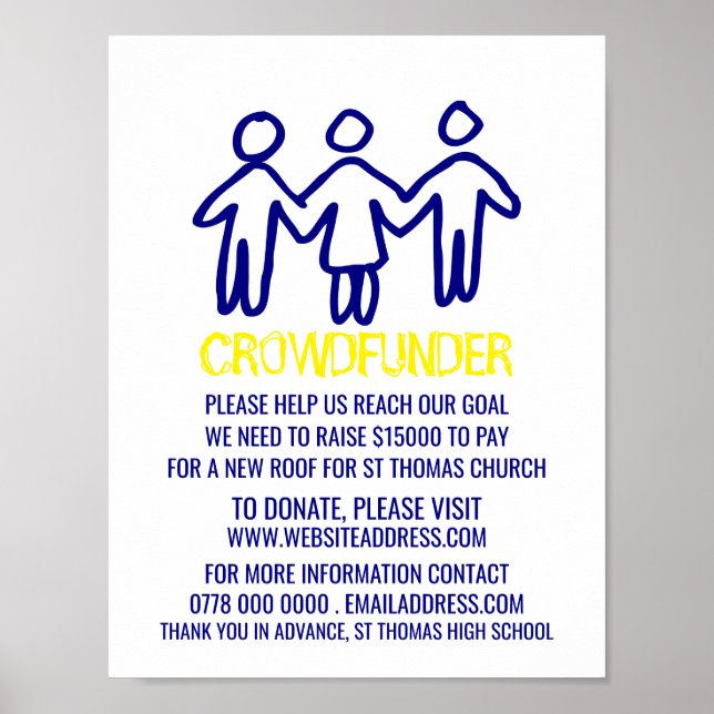 Póster People Design, crowdfunder, crowdfunding (Frente)