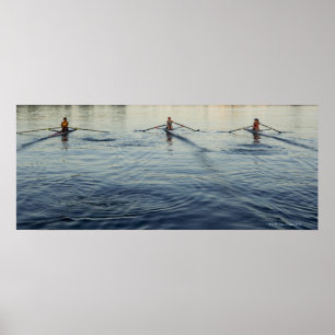Póster People Rowing