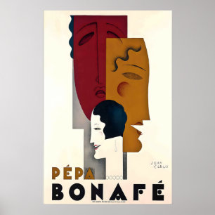 Póster Pepa Bonafe Art Deco de Jean Carlu Vintage