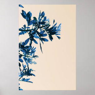 Póster Pepper Tree Leaves Nature Minimalistic Poster