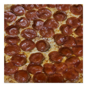Póster Pepperoni Pizza