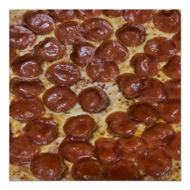 Póster Pepperoni Pizza (Anverso)