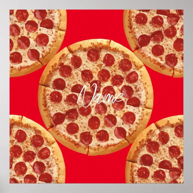 Póster Pepperoni Pizza Thunder_Cove (Frente)