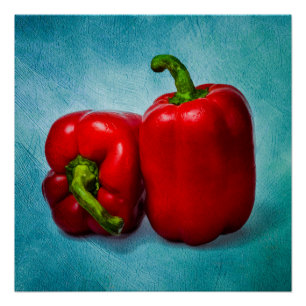 Póster Peppers de Campana Roja