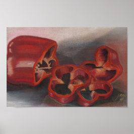 Póster Peppers rojos