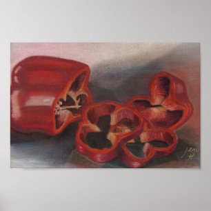Póster Peppers rojos