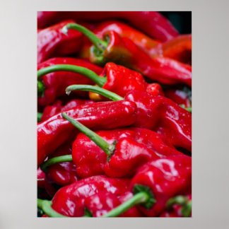Póster Peppers rojos de España