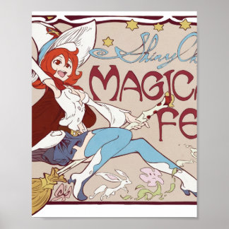 Póster Pequeña academia brillante carro