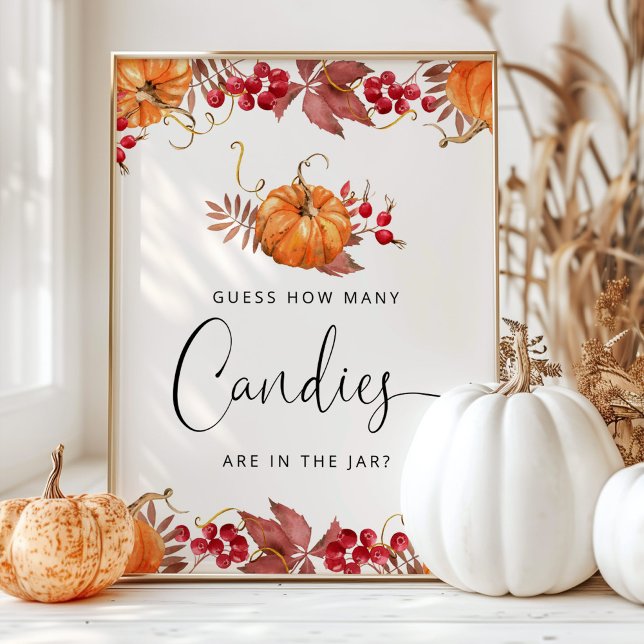 Póster Pequeña berry de calabaza adivina cuántos dulces (Subido por el creador)