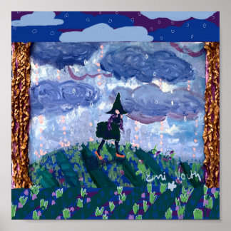 Póster Pequeña bruja y poster de la lluvia