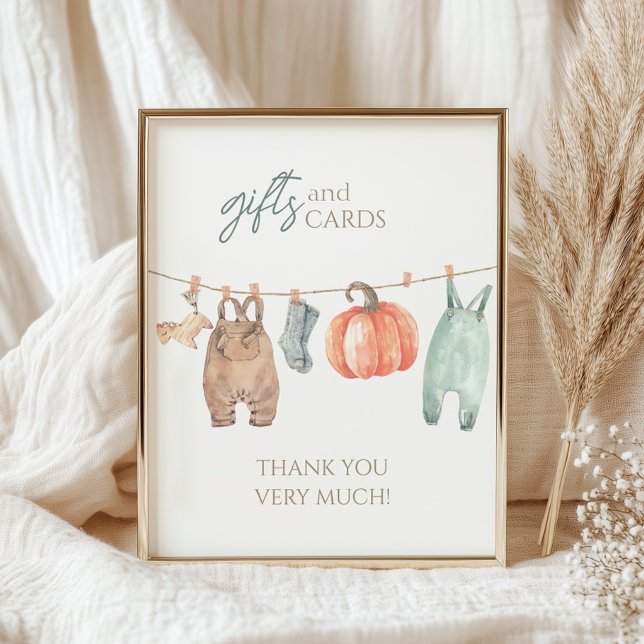 Póster Pequeña Calabaza Cae Ropa Chico Regalos y Tarjetas (Subido por el creador)