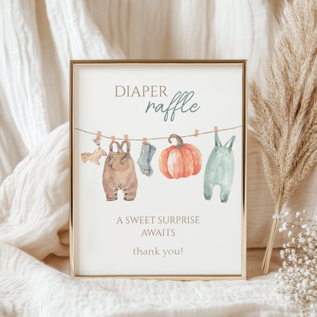 Póster Pequeña Calabaza Cae Ropa de niño Diaper Raffle (Subido por el creador)