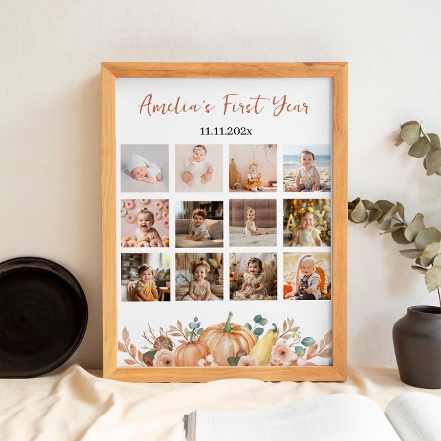 Póster Pequeña calabaza Poster de foto de primer año (Subido por el creador)