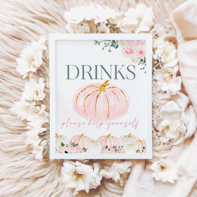 Póster Pequeña Calabaza Primer Día Bebidas de Cumpleaños  (Subido por el creador)