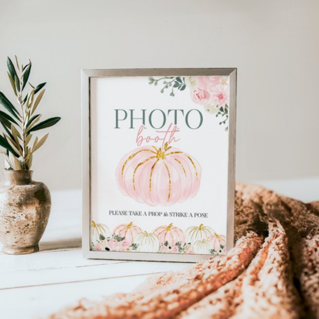 Póster Pequeña Calabaza Primer Rótulo Fotoboth de Cumplea (Subido por el creador)