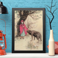 Pequeña capucha roja vintage de Warwick Goble