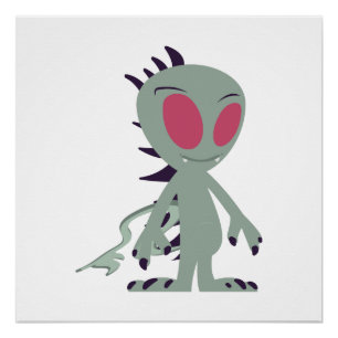 Póster Pequeña Chupacabra