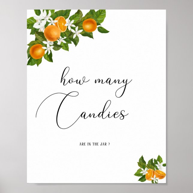 Póster Pequeña corbata cuántos caramelos (Frente)