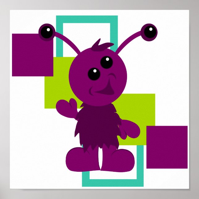 Póster Pequeña criatura Monstruo (Frente)