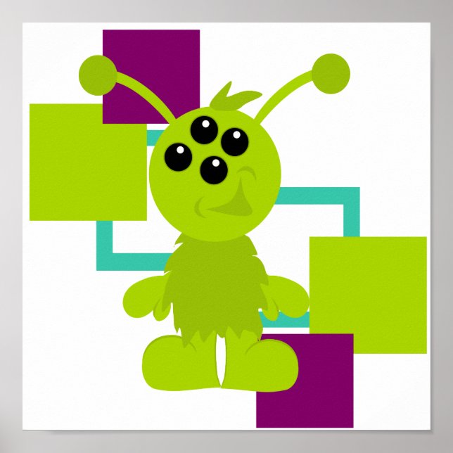 Póster Pequeña criatura Monstruo (Frente)