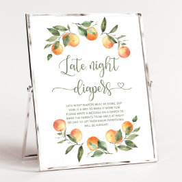 Póster Pequeña Cutie Poster de pañales nocturnos