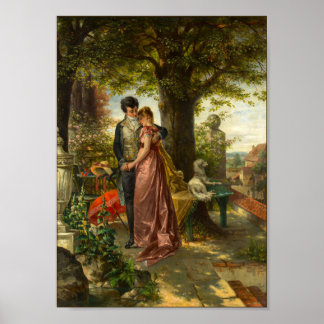 Póster Pequeña escena de principios del siglo XIX