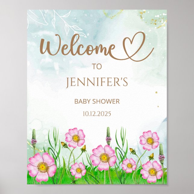 Póster Pequeña Flor silvestre está en camino poster de bi (Frente)