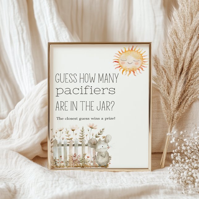 Póster Pequeña granja Nursery Baby Shower Adivinar juego  (Subido por el creador)