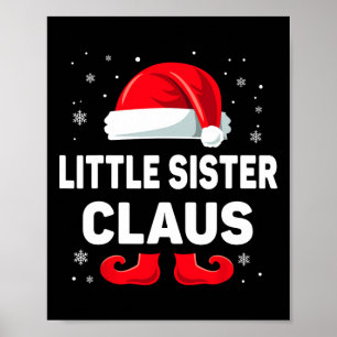 Póster Pequeña hermana Claus Navidades coincidiendo con e