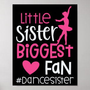 Póster Pequeña Hermana Mayor Fanática Bailar Con Una Bail