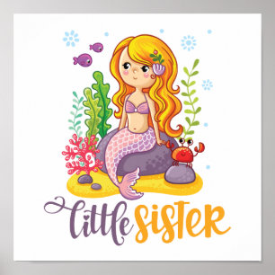 Póster Pequeña Hermana 🧜 ‍ ♀️ Mermaid