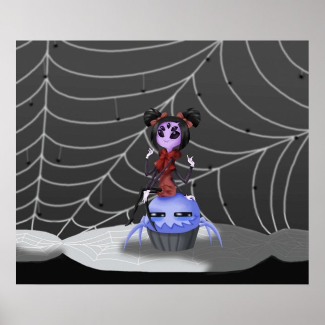 Póster Pequeña Miss Muffet (Frente)