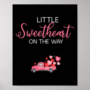 Póster Pequeña novia en camino de Fiesta rosa de San Vale