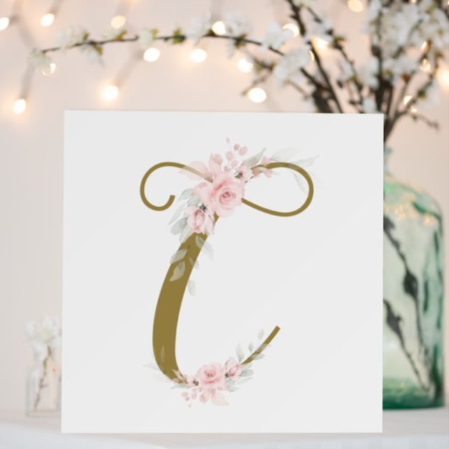 Póster Pequeña Señorita Floral Bebé's Invitación Inicial  (Subido por el creador)