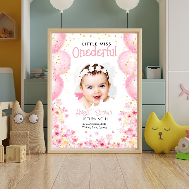 Póster Pequeña señorita Maravillosa poster de primer cump (Subido por el creador)