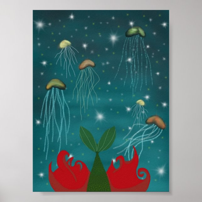 Póster Pequeña Sirenita Insta Poster (Frente)