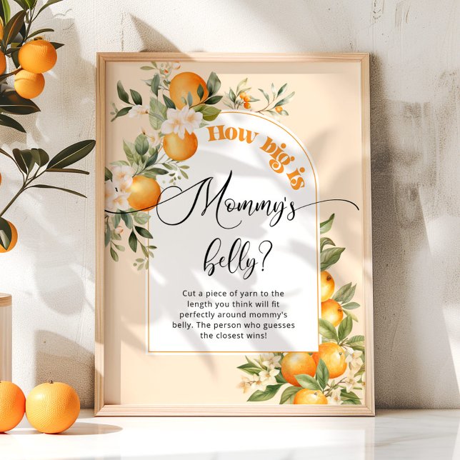 Póster Pequeña ternura ¿qué tan grande está la barriga de (Subido por el creador)