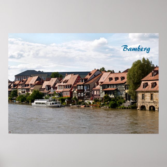 Póster Pequeña Venecia en Bamberg (Frente)