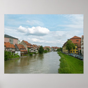 Póster Pequeña Venecia en el Poster de Bamberg