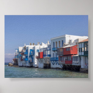 Póster Pequeña Venecia en Mykonos