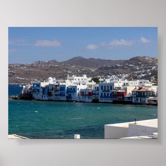 Póster Pequeña Venecia en Mykonos (Frente)