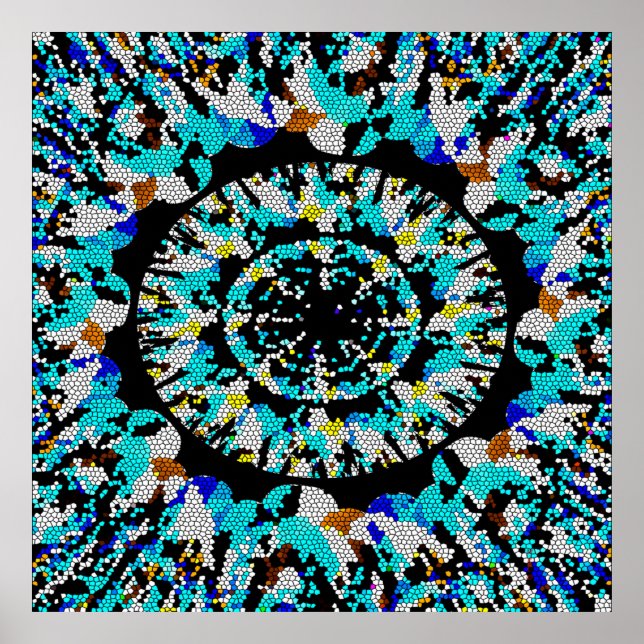 Póster Pequeñas burbujas. (Frente)