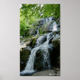 Póster pequeñas cascadas