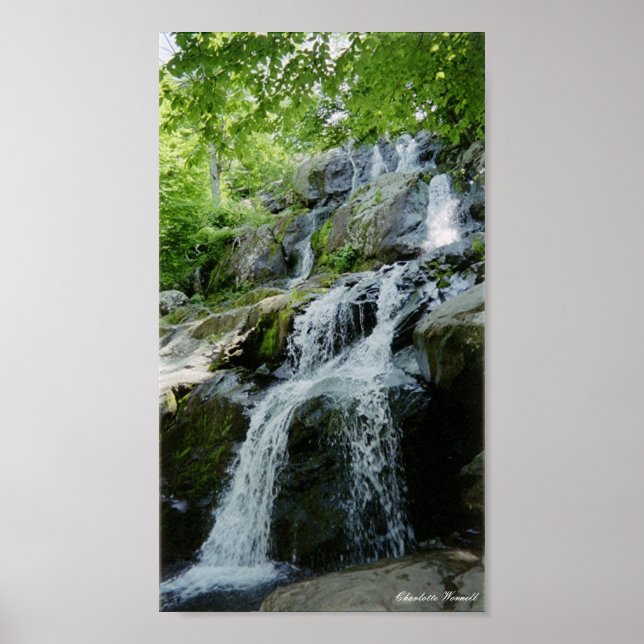 Póster pequeñas cascadas (Frente)